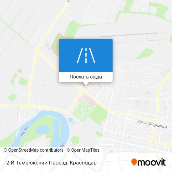 Карта 2-Й Темрюкский Проезд