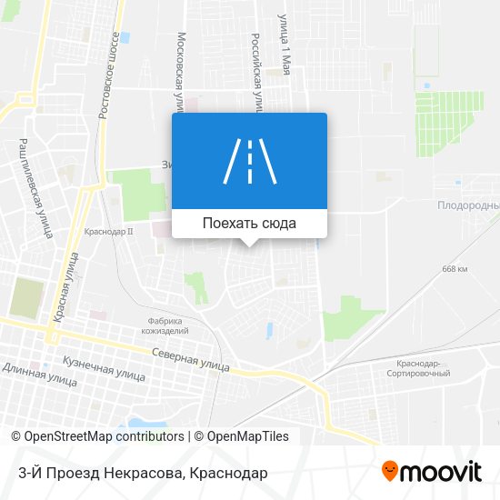 Карта 3-Й Проезд Некрасова