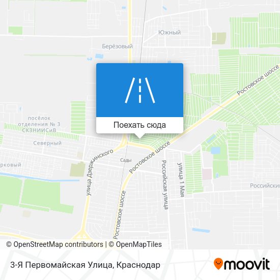 Карта 3-Я Первомайская Улица