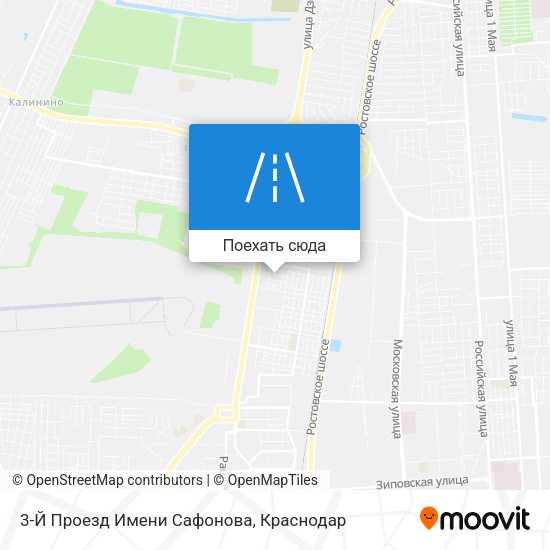 Карта 3-Й Проезд Имени Сафонова