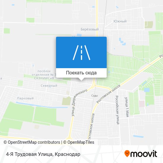 Карта 4-Я Трудовая Улица