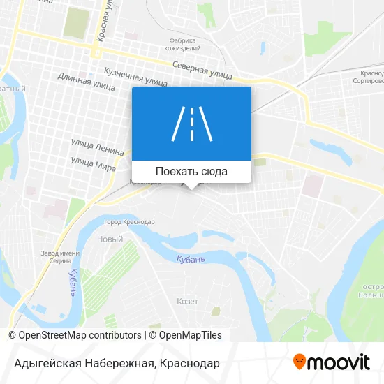 Карта Адыгейская Набережная