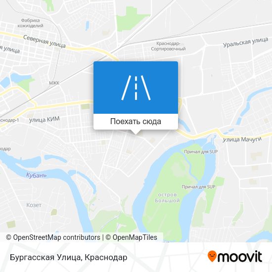 Карта Бургасская Улица