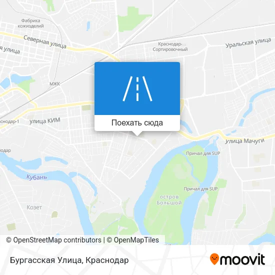 Карта Бургасская Улица