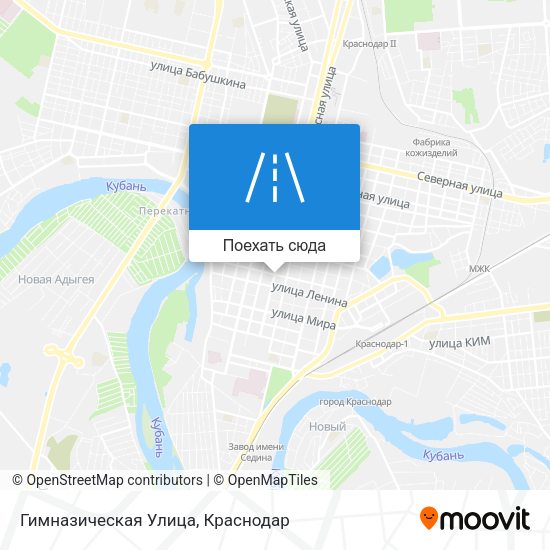 Карта Гимназическая Улица