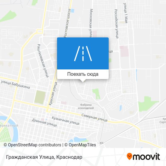 Карта Гражданская Улица