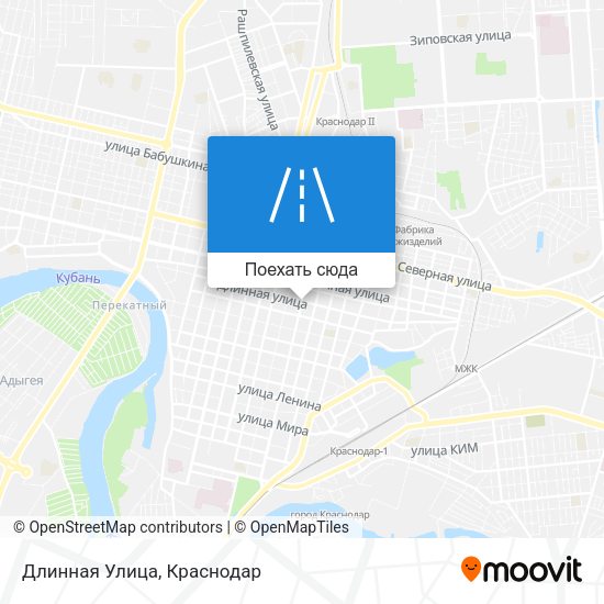Карта Длинная Улица