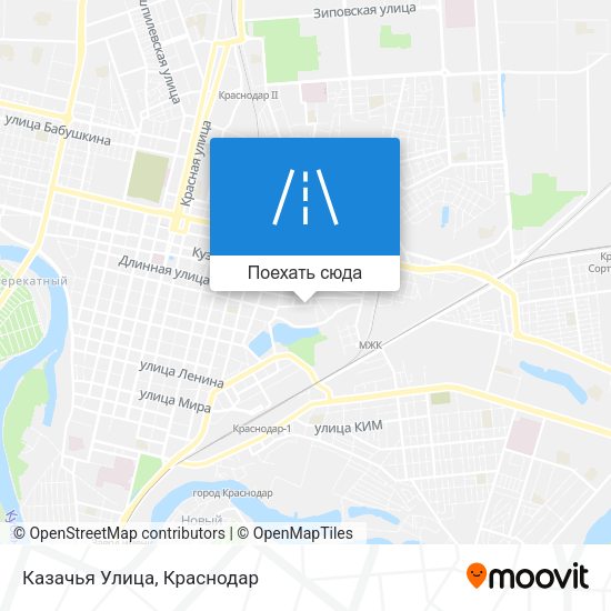 Карта Казачья Улица