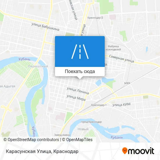 Карта Карасунская Улица