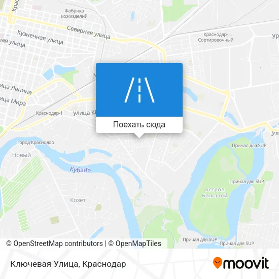 Карта Ключевая Улица