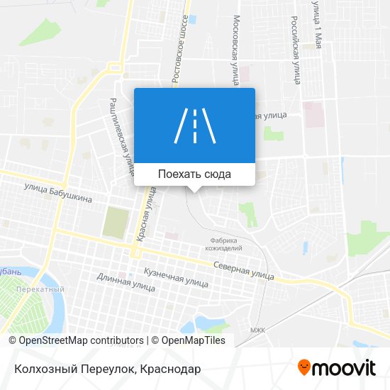 Карта Колхозный Переулок