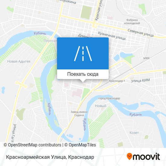 Карта Красноармейская Улица