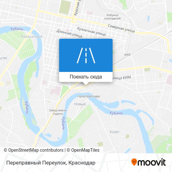 Карта Переправный Переулок