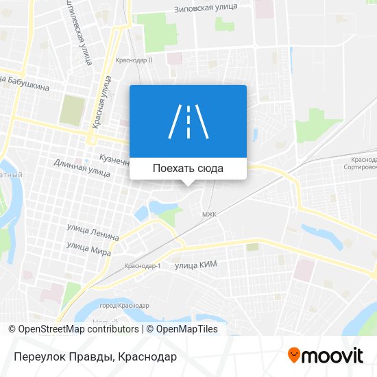 Карта Переулок Правды