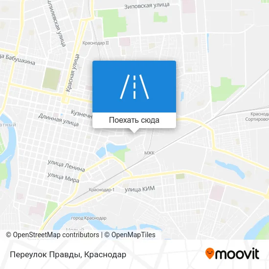 Карта Переулок Правды