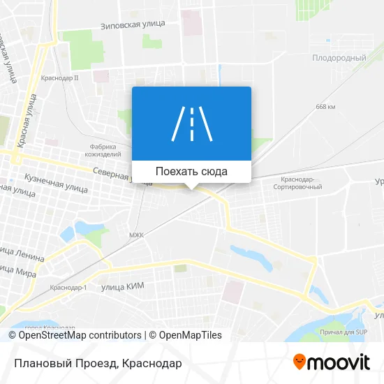 Карта Плановый Проезд