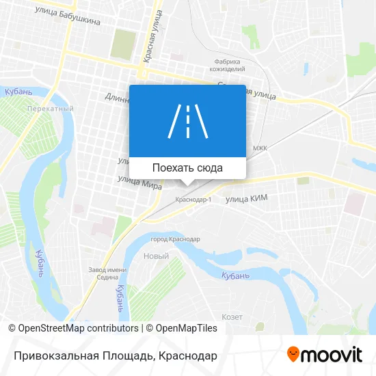 Карта Привокзальная Площадь