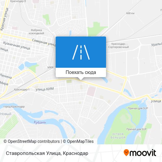 Карта Ставропольская Улица