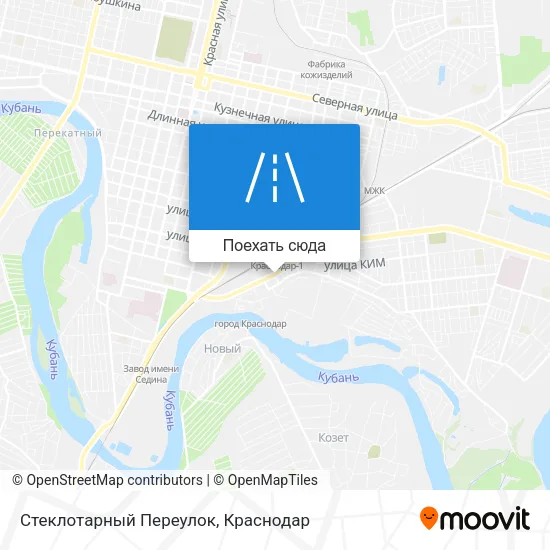 Карта Стеклотарный Переулок