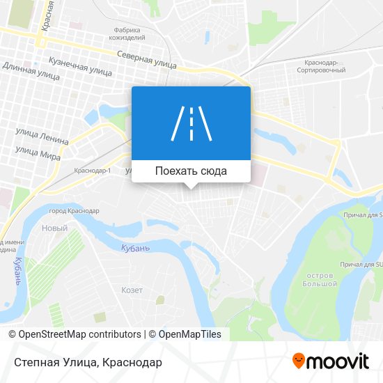 Карта Степная Улица