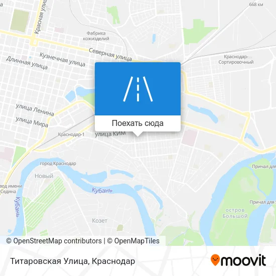Карта Титаровская Улица