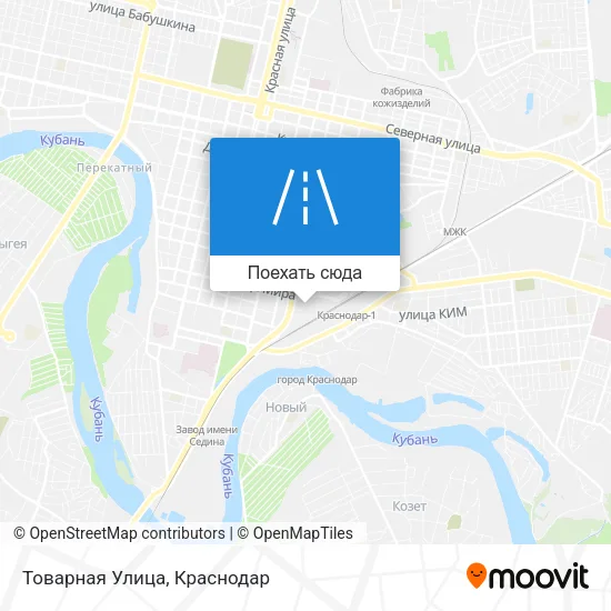 Карта Товарная Улица