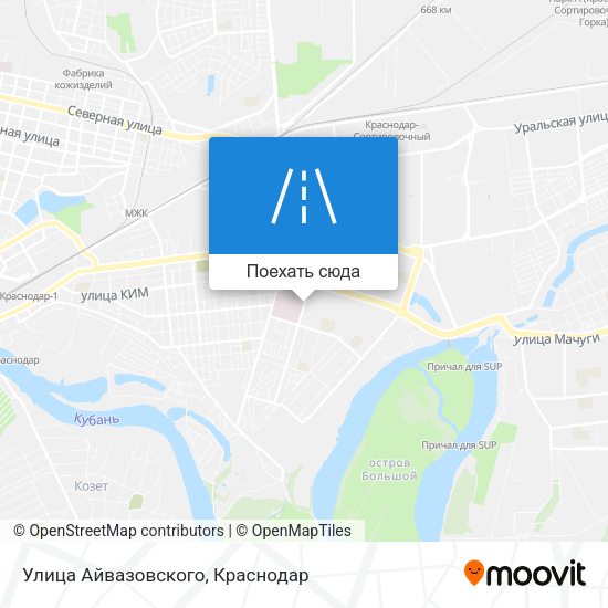 Карта Улица Айвазовского