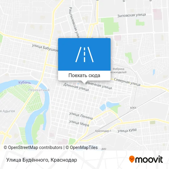 Карта Улица Будённого