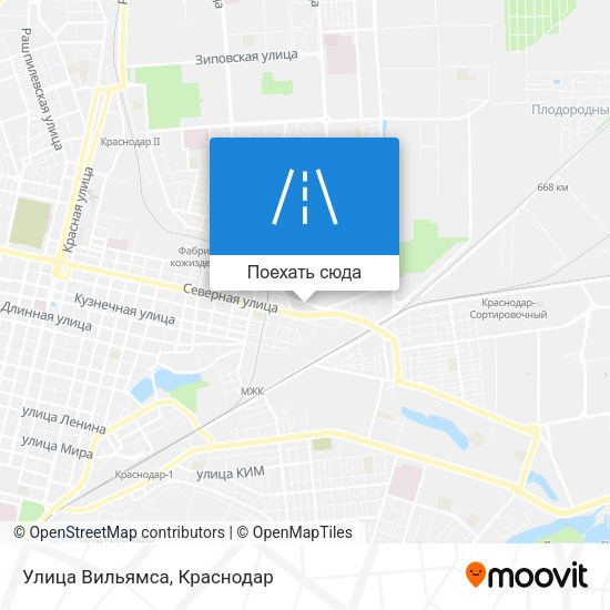 Карта Улица Вильямса
