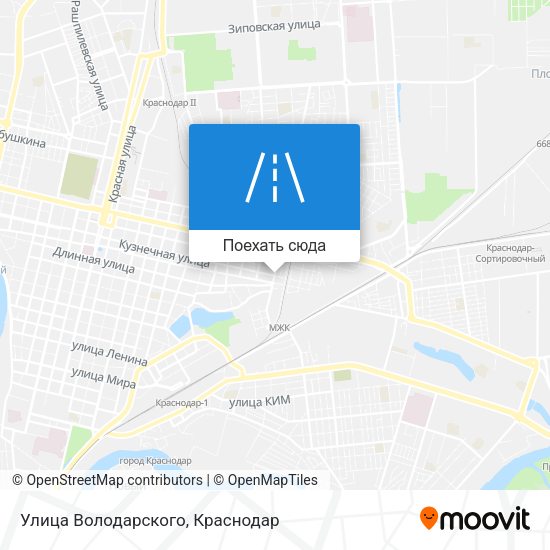 Карта Улица Володарского