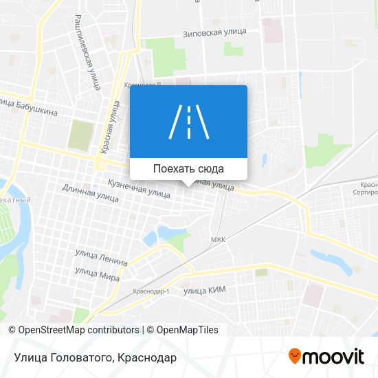 Карта Улица Головатого