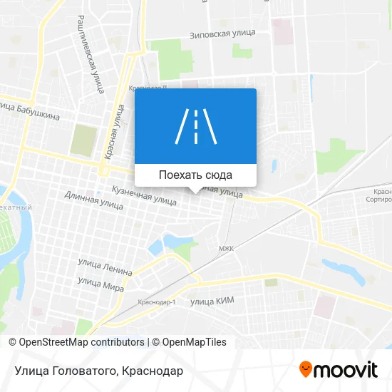 Карта Улица Головатого