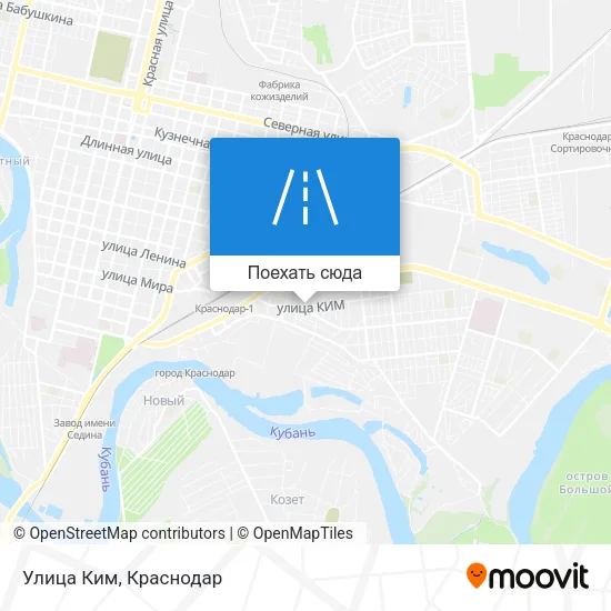 Карта Улица Ким