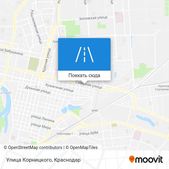 Карта Улица Корницкого