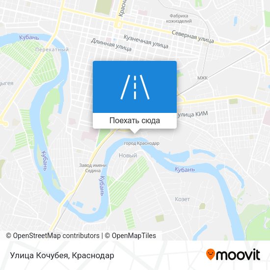 Карта Улица Кочубея