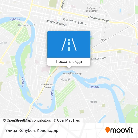 Карта Улица Кочубея
