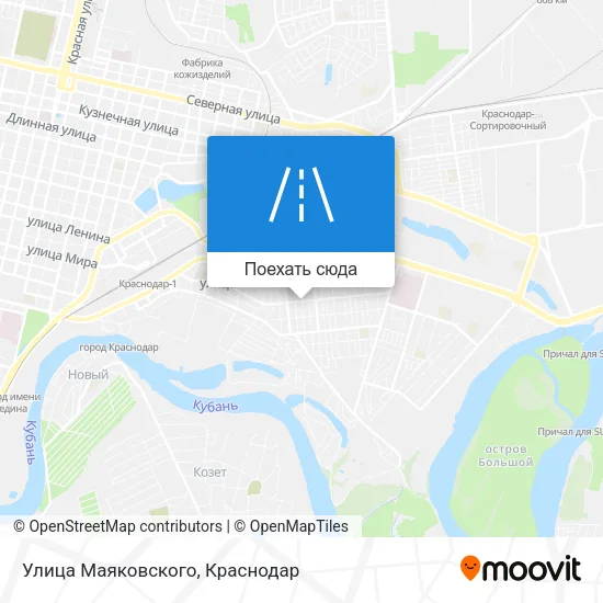Карта Улица Маяковского