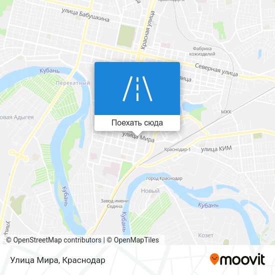 Карта Улица Мира