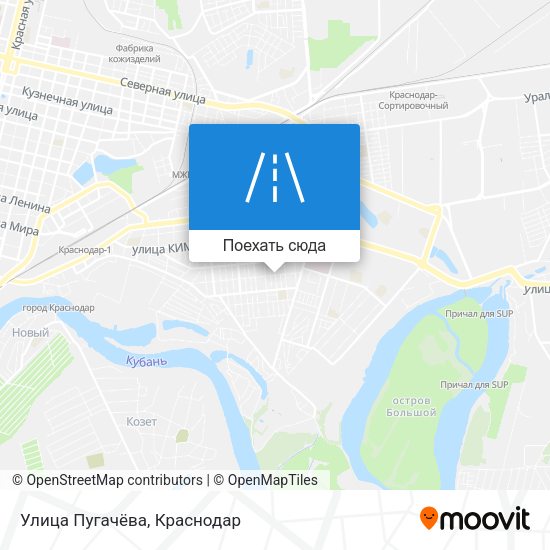 Карта Улица Пугачёва