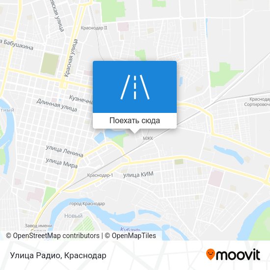 Карта Улица Радио