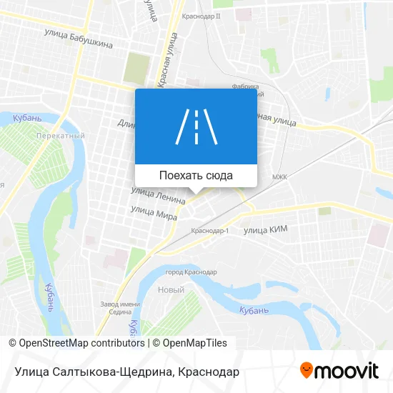 Карта Улица Салтыкова-Щедрина