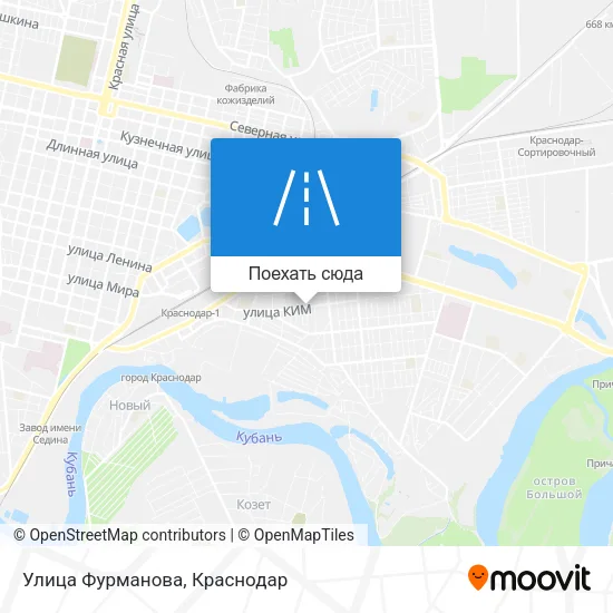 Карта Улица Фурманова