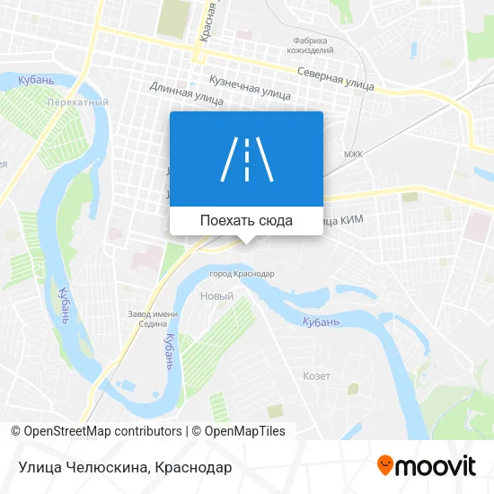 Карта Улица Челюскина