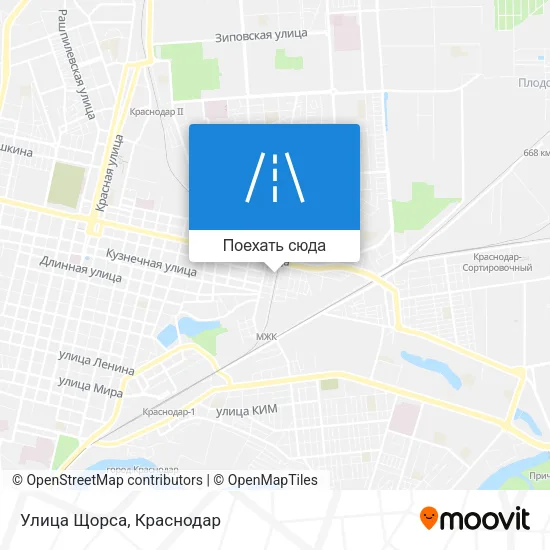 Карта Улица Щорса