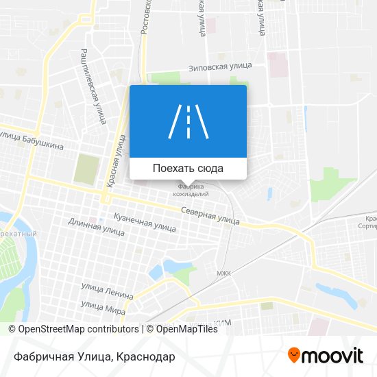 Карта Фабричная Улица