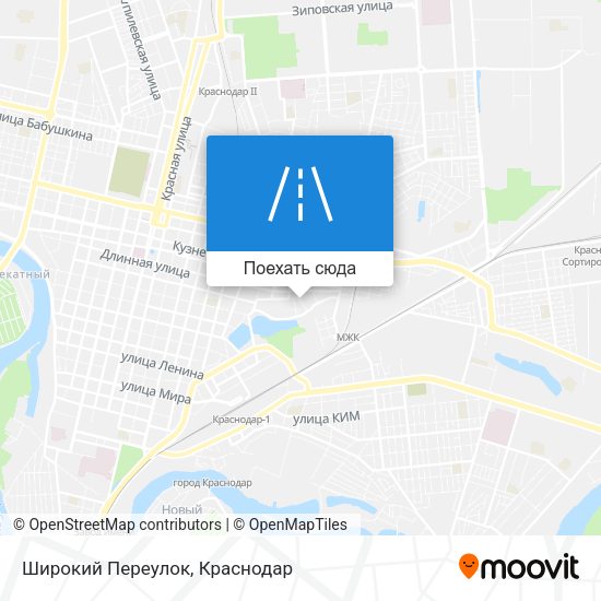Карта Широкий Переулок