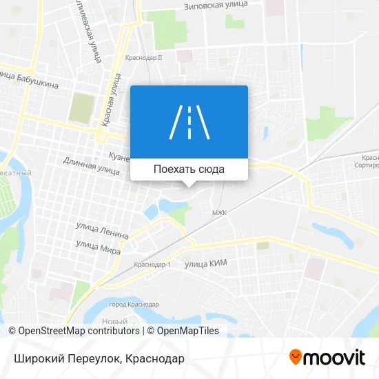 Карта Широкий Переулок