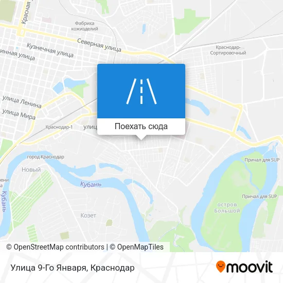 Карта Улица 9-Го Января