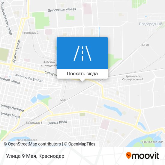 Карта Улица 9 Мая