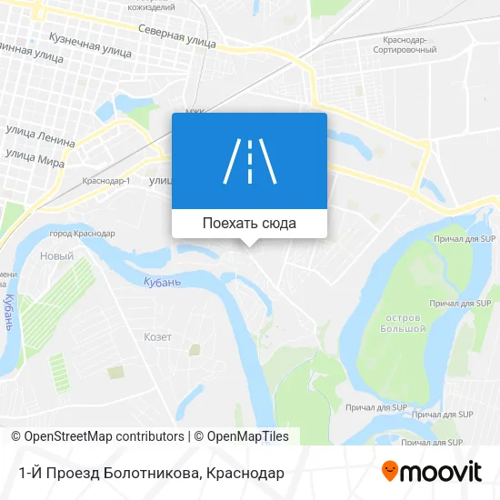 Карта 1-Й Проезд Болотникова